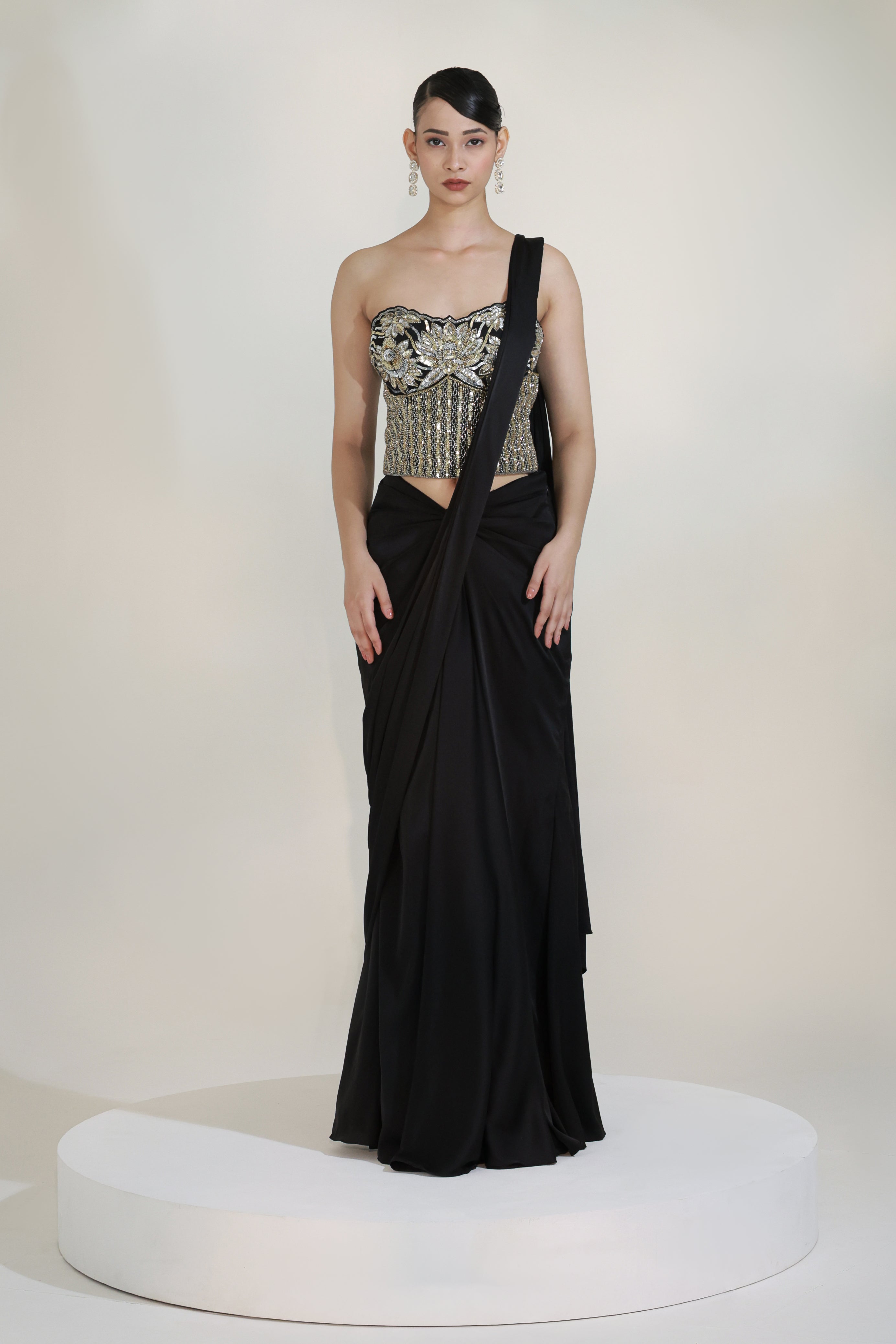 ECLIPSE CORSET SAREE SET